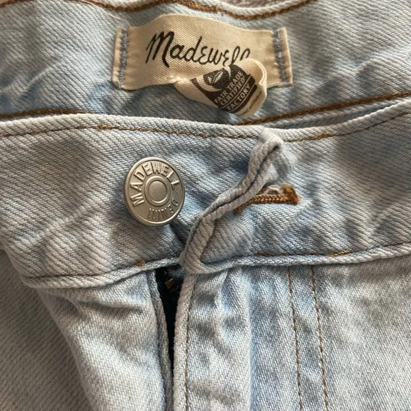 Madewell Blue Straight Leg Jeans with Vintage Appeal - Picture 13 of 15